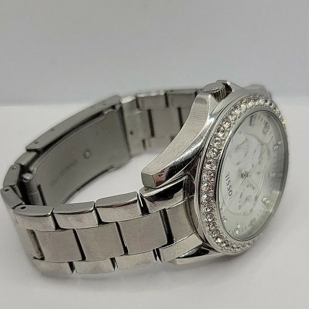 FOSSIL Riley ES3202 Women Stainless Steel Analog Silver Dial Quartz Watch AM785